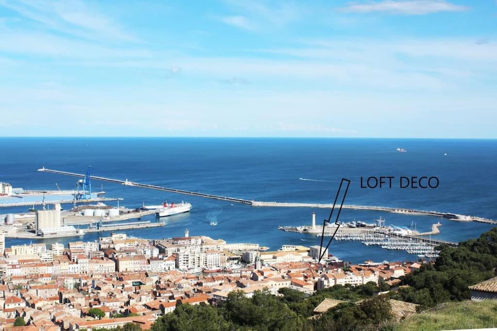 Le 79 Balneo Loft Deco Authentique Centre Climatisation Apartman Sète Kültér fotó